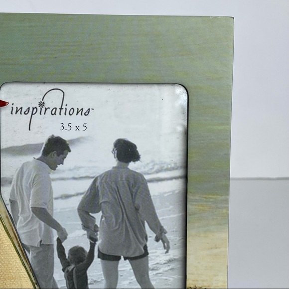 Sailboat frame outside 7" X 6.5" for a 3.5" X 5 photo free standing nautical - Picture 3 of 10